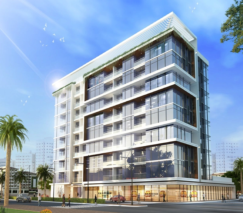 G + 8 Floors- 121, 245 sq ft